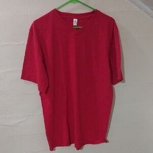 Vibrant Red Men's Short Sleeve Tee